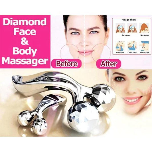 3D Roller Face Massager – Skin Tightening Tool | Velvet Wellness