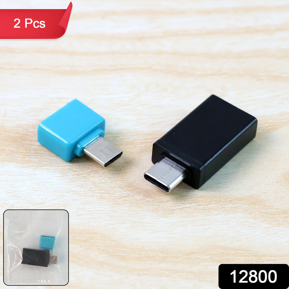 USB Micro & Type-C to USB-A OTG Adapter Set (2 Pcs)