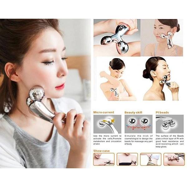 3D Roller Face Massager – Skin Tightening Tool | Velvet Wellness