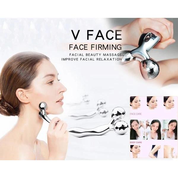 3D Roller Face Massager – Skin Tightening Tool | Velvet Wellness